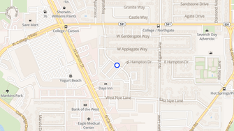 Map for Royal Vista Apartments - Carson City, NV