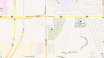 Map for Sunset Ridge Apartments - West Jordan, UT