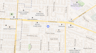 Map for Juniper Street Apartments - Arroyo Grande, CA