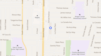 Map for Seabreeze Apartments - Oxnard, CA