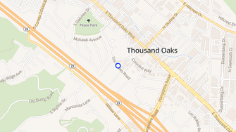 Map for Schillo Gardens Apartments - Thousand Oaks, CA