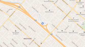 Map for Merhoo Apartments - Santa Barbara, CA