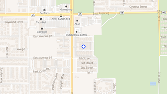 Map for Casa Bonita Apartments - Lancaster, CA