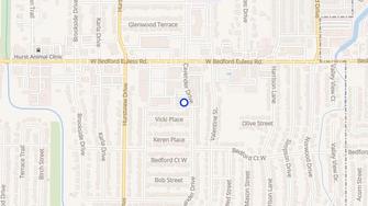 Map for Pinehurst Apartments - Hurst, TX