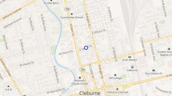 Map for Pecan Square - Cleburne, TX