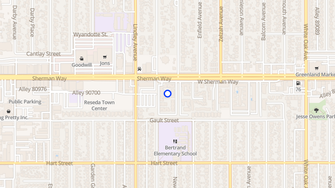 Map for Concord Square Apartments - Reseda, CA