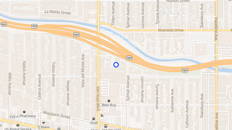 Map for Tilden Oaks Apartments - Sherman Oaks, CA