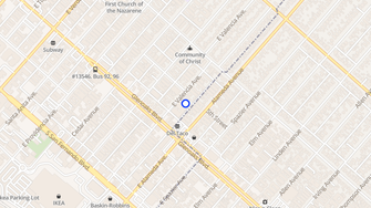 Map for 426 East Valencia Apartments - Burbank, CA