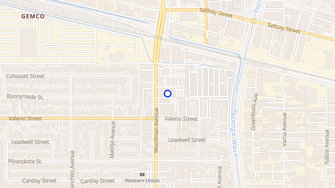 Map for 7444 Woodman Apartments - Van Nuys, CA