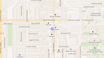Map for Meridian Place Apartments - Northridge, CA