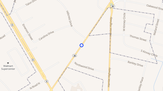 Map for Oakwood Manor - Bennettsville, SC