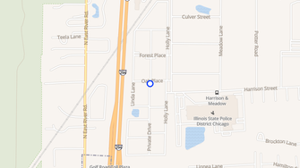 Map for Crestwood Condominiums - Des Plaines, IL