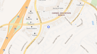 Map for Carmel Terrace Apartments - San Diego, CA