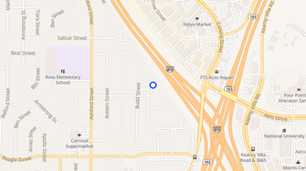 Map for Village North Senior Apartments - San Diego, CA
