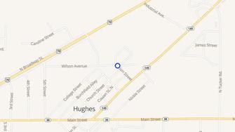 Map for Hughes Manor - Hughes, AR