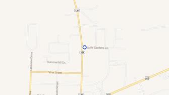 Map for Gassville Gardens Apartments - Gassville, AR