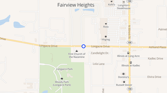 Map for Longacre Ponds - Fairview Heights, IL