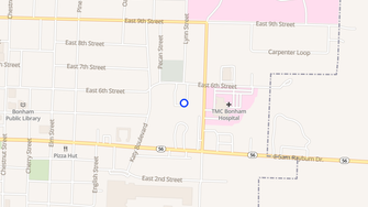 Map for Bonham Apartments Ltd - Bonham, TX