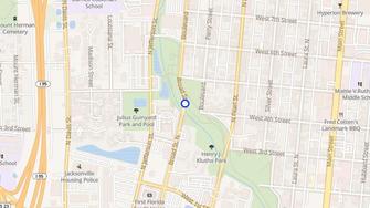 Map for Hogan Creek Apartments - Jacksonville, FL