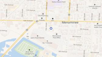 Map for Interfaith Manor - Menominee, MI