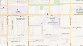 Map for Stonegate Apartments - Fontana, CA