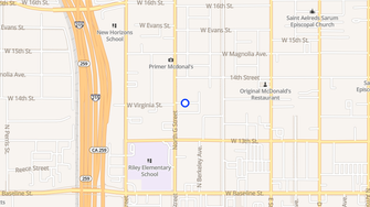 Map for Virginia Circle Apartments - San Bernardino, CA