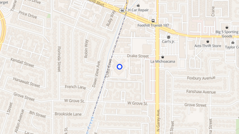 Map for Drake Manor - Pomona, CA