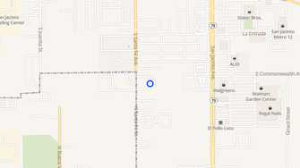 Map for Terracina Apartments - San Jacinto, CA
