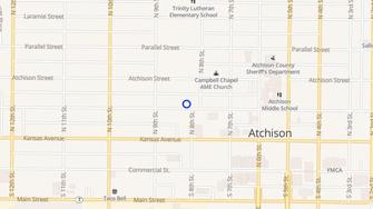 Map for Santa Fe Place Apartments - Atchison, KS