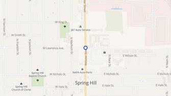 Map for Savannahpark of Springhill - Spring Hill, KS