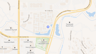 Map for Tomahawk Creek Condominiums - Leawood, KS