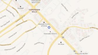 Map for Continental House Apartments - El Paso, TX