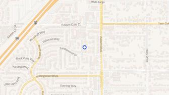 Map for Foxwood Apartments - Citrus Heights, CA