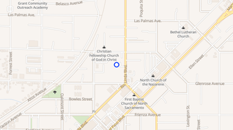 Map for Rio Linda Manor Apartments - Sacramento, CA