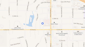 Map for El Dorado Apartments - Tulsa, OK