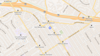 Map for Motor Avenue Apartments - Los Angeles, CA