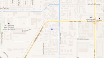 Map for University Gateway Apartments - Rexburg, ID