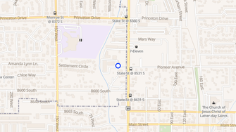 Map for Wasatch View Apartments - Midvale, UT