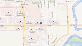 Map for Aldara Apartment Homes - Saratoga Springs, UT