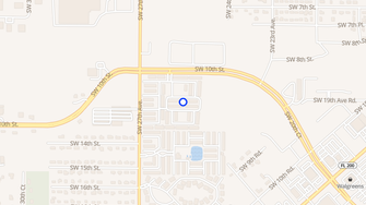 Map for Green Gables Apartments - Ocala, FL