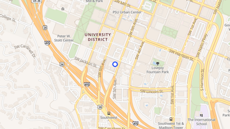 Map for University Pointe at College Station - Portland, OR