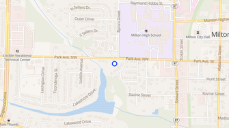 Map for Park Avenue - Milton, FL