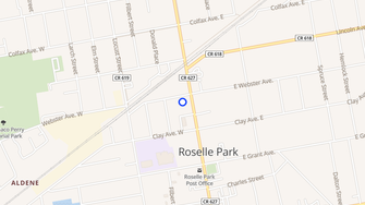 Map for Chestnut Station - Roselle Park, NJ