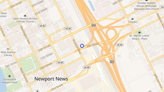 Map for Noland Green Apartments - Newport News, VA