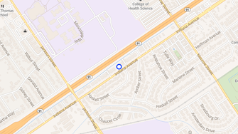 Map for Autumn Ridge Apartments - Riverside, CA