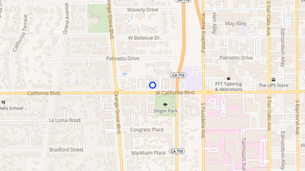 Map for 333 W. California - Pasadena, CA