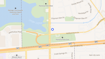Map for Park on Eldridge Apartments - Houston, TX