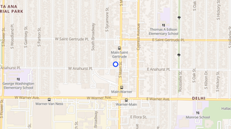 Map for Southtown Apartments - Santa Ana, CA
