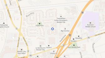 Map for Preston Place Apartments - Bossier City, LA