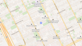 Map for Midtown Square Apartments - Detroit, MI